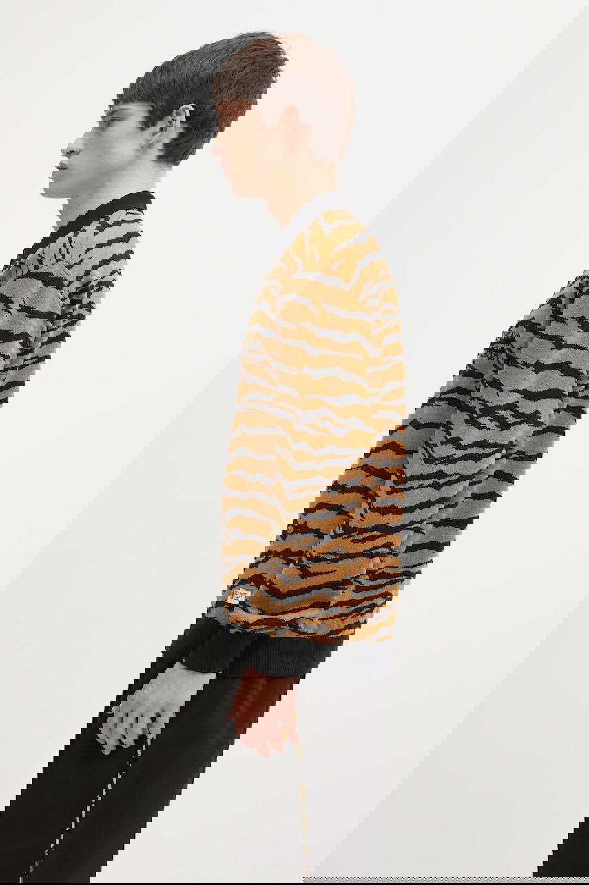 Sveter WACKO MARIA Tiger Pattern Knitted Long-Sleeve Polo Rôznofarebný | 25FW.WMK.KN10, 1