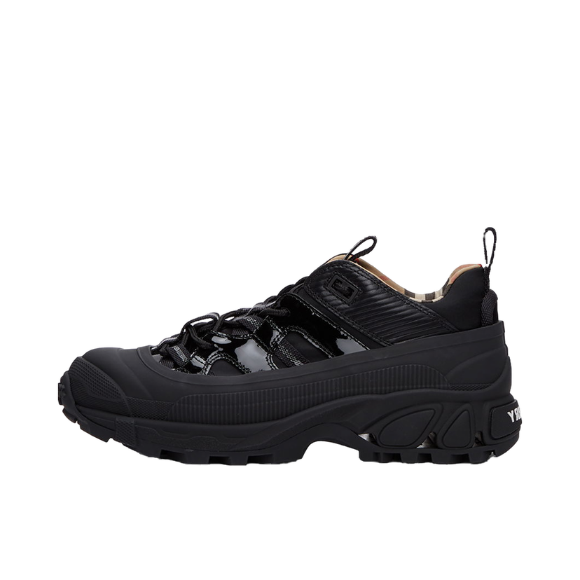 Tenisky a topánky Burberry Patent Arthur Sneakers 'Black' Čierna | 8035440