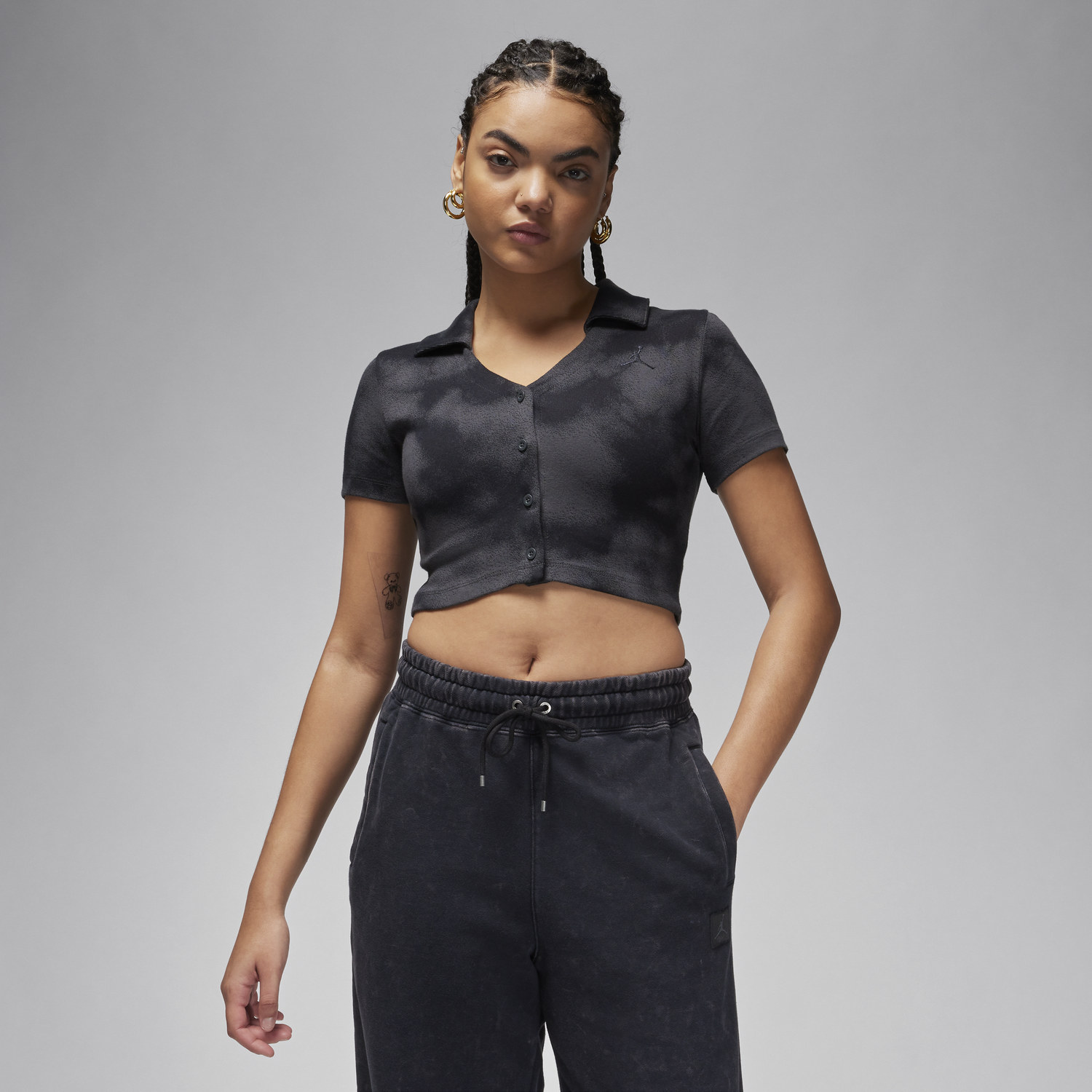 Crop Top Jordan Jordan Crop Top Čierna | FN5402-070, 0