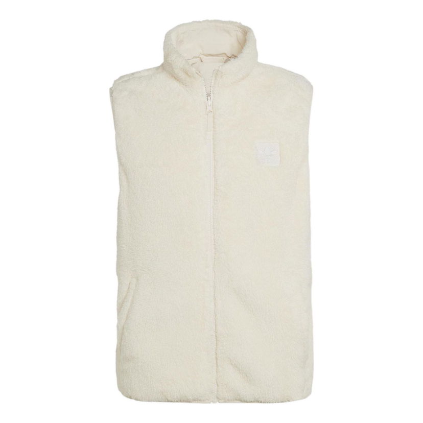 Vesta adidas Originals Essentials+ Fluffy Fleece Reversible Vest Biela | HR2950