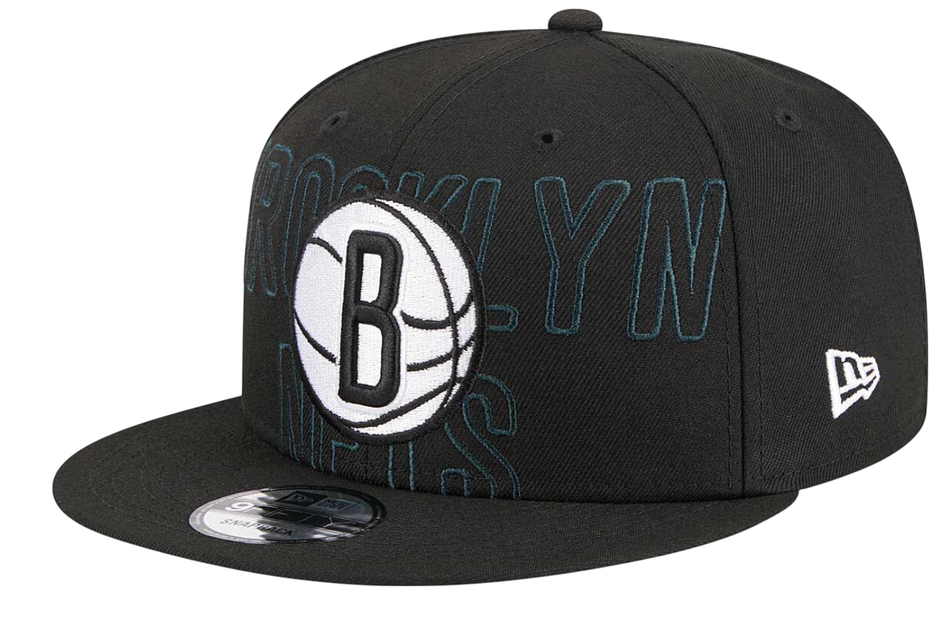 Šiltovka New Era New Era Brooklyn Nets 2023 Draft 9Fifty Snapback Cap Čierna | 60360911-60360911, 0