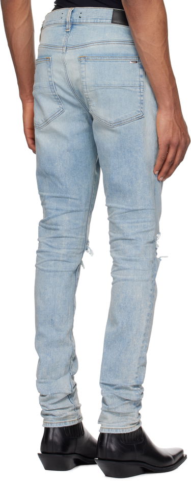 Džínsy AMIRI AMIRI MX1 Distressed Slim Jeans Modrá | AMDNSY1148, 2