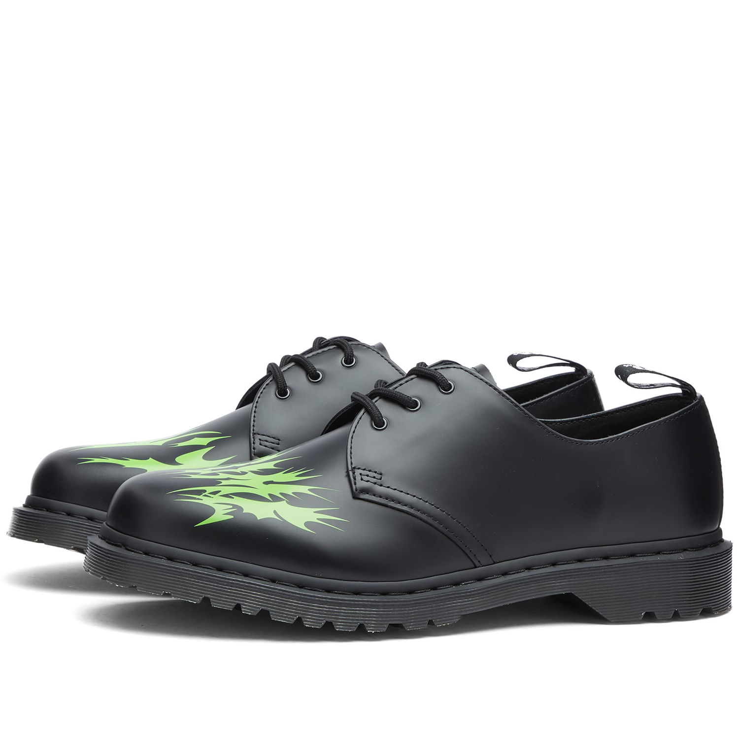 Tenisky a topánky Dr. Martens x NTS Radio 1461 Black/Bright Green Smooth Čierna | 31512128, 0