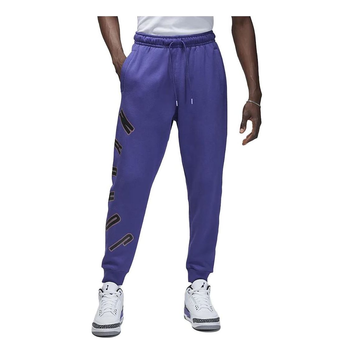 Tepláky Jordan Jordan Flight MVP Fleece Trousers Fialová | FB7028-502, 0