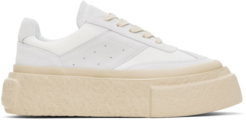 Tenisky a topánky Maison Margiela MM6 Crosta London & Mesh "White Gray" Béžová | S59WS0221 P6389, 0