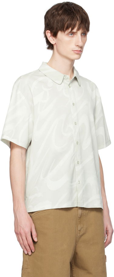 Košeľa Dime Dime Chilling Satin Shirt Zelené | DIMESP259CRE, 1