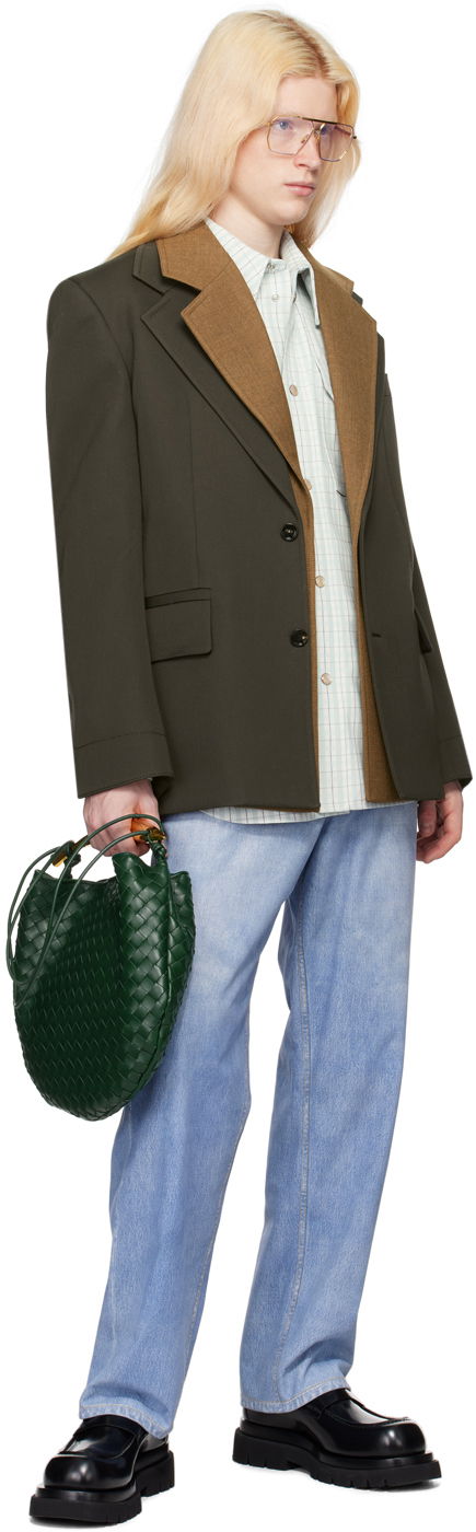 Medium Intrecciato Leather Shoulder Bag