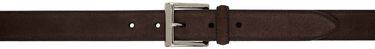 Opasok BEAMS BEAMS PLUS Suede Belt Hnedá | 3852-0022-168, 0