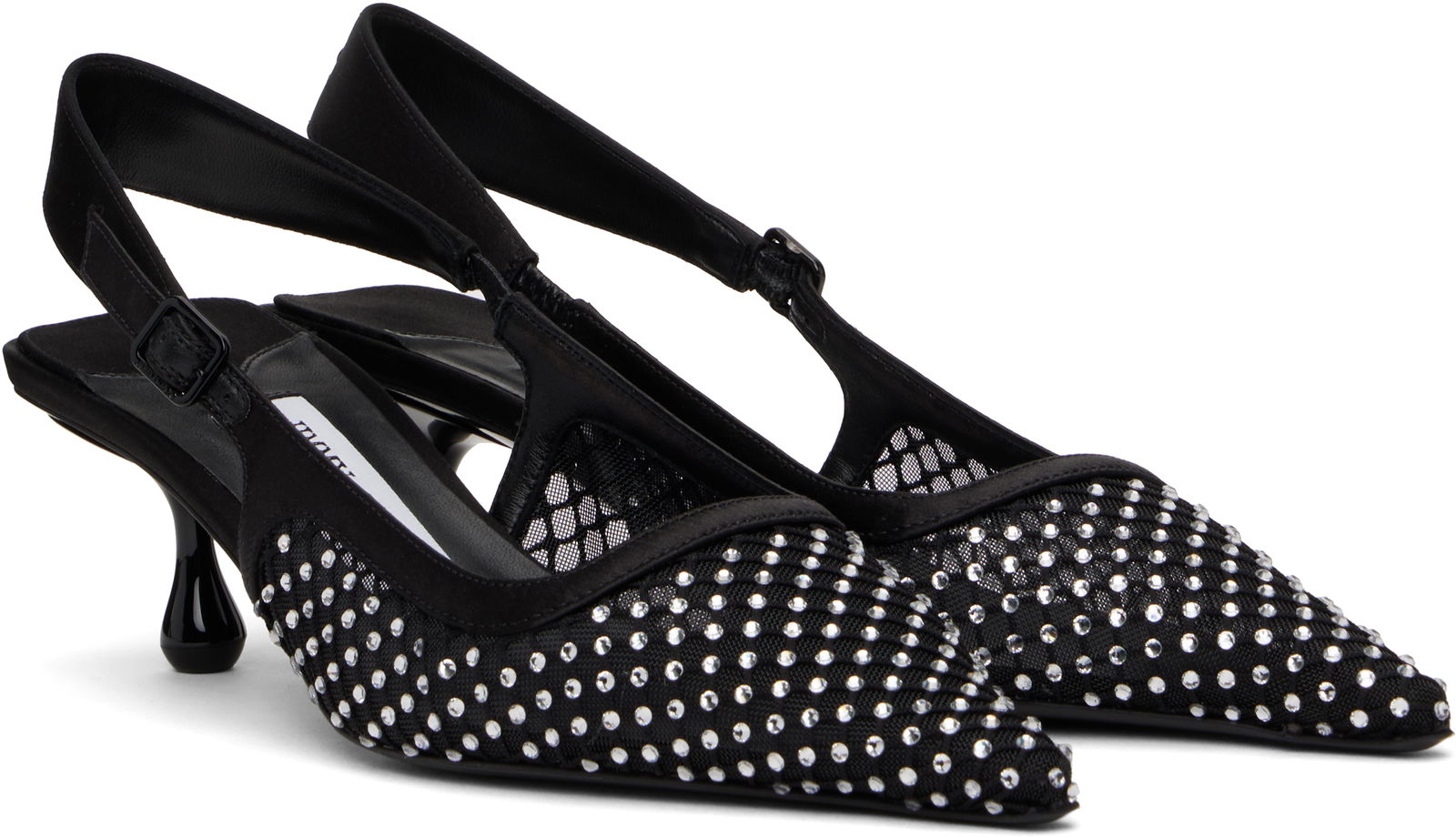 Jimmy Choo Amel 50 Crystal Slingback Heels