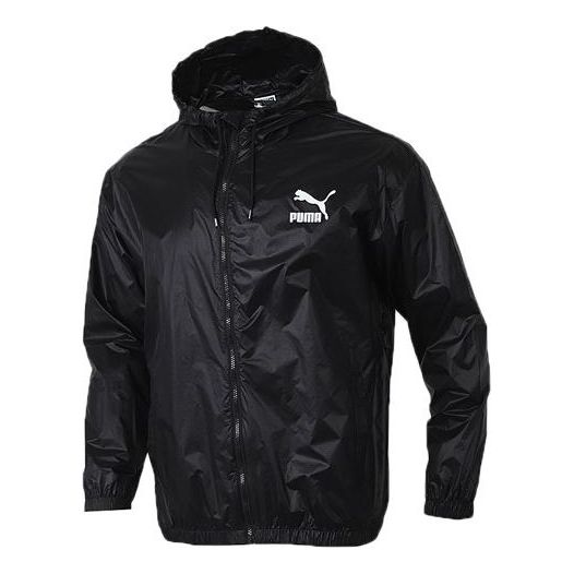 Vetrovka Puma Woven Windproof Hooded Jacket Čierna | 599904-01