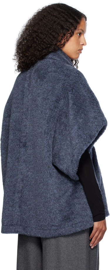 Sveter Max Mara Max Mara Tebe1 Cape Jacket Modrá | 2424736212600 MM10506, 2