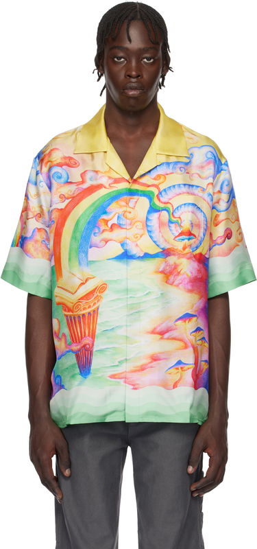 Košeľa Casablanca Silk Shirt Nature's Teacher Rôznofarebný | U-MPS25-SH-003-04, 0