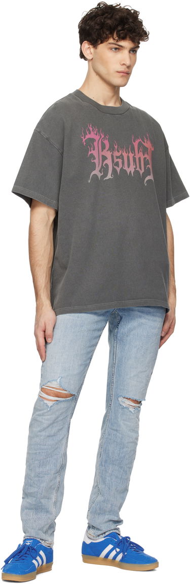 Tričko Ksubi Ksubi Fuego Ekcess T-Shirt Šedá | MPS25TE026, 3