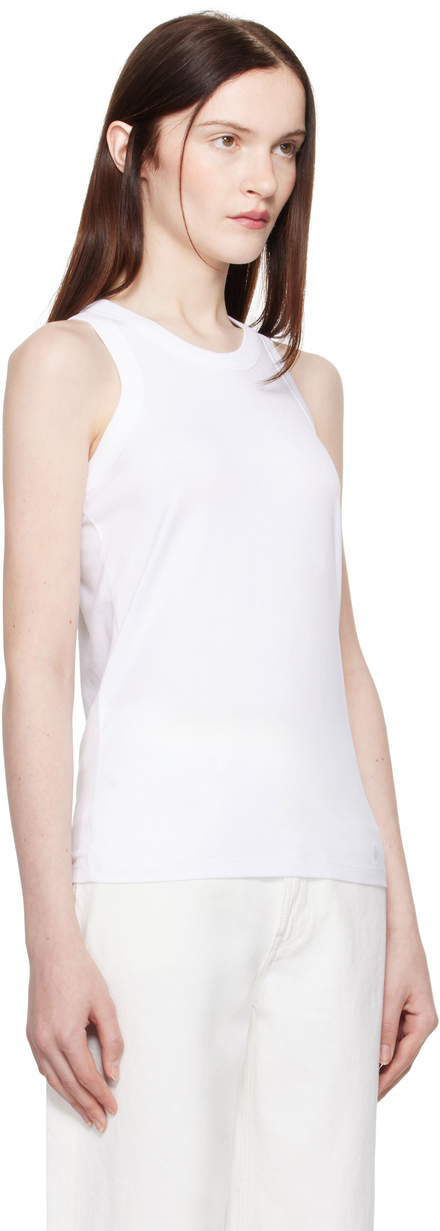 Tielko Loulou de Saison Loulou de Saison Poso Tank Top Biela | POSO, 1