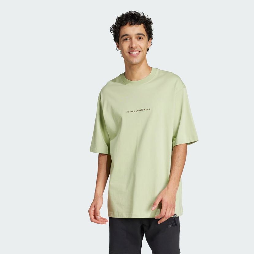 Tričko adidas Performance Codes Doodle Camp Graphic Tee Zelené | JJ3970