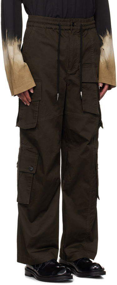 Cargo nohavice Feng Chen Wang Feng Chen Wang Cotton Cargo Pants Zelené | FMF18TR11, 1