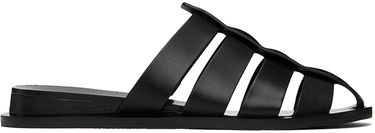 Starostlivosť o obuv rag & bone rag & bone Beau Fisherman Slides Čierna | WFF24PF046LE46, 0