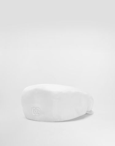 Šiltovka Dolce & Gabbana Dolce & Gabbana Cotton Gabardine Flat Cap Biela | GH587ZFUEFEW0111, 1