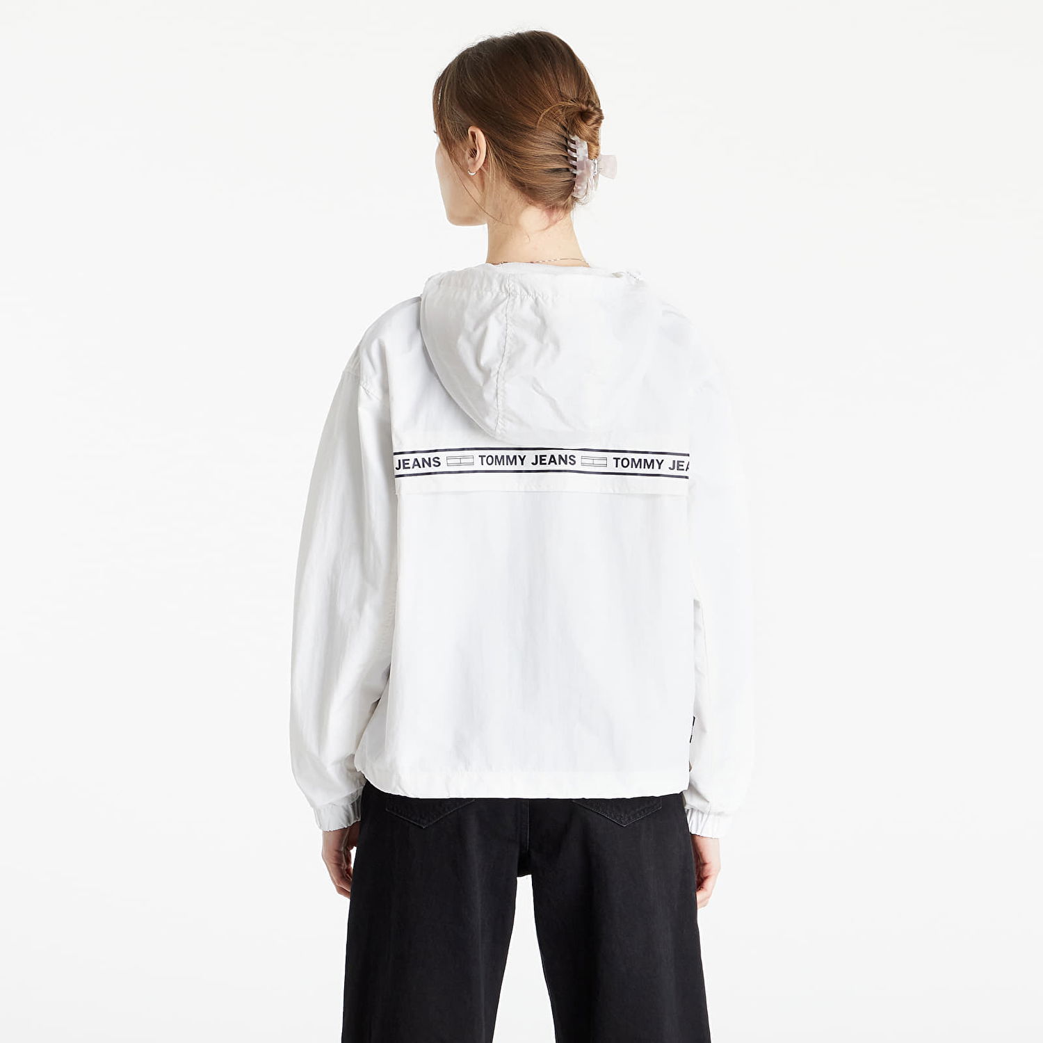 Vetrovka Tommy Hilfiger Chicago Tape Windbreaker Biela | DW0DW13015 YBR, 1