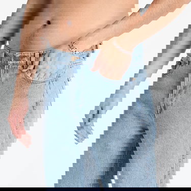 Džínsy Karl Kani Small Signature Baggy Five Pocket Vintage Denim Pants Modrá | 6000495, 1