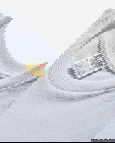 Tričko BAPE College T-Shirt Biela | 1L80110001 WHITE, 3