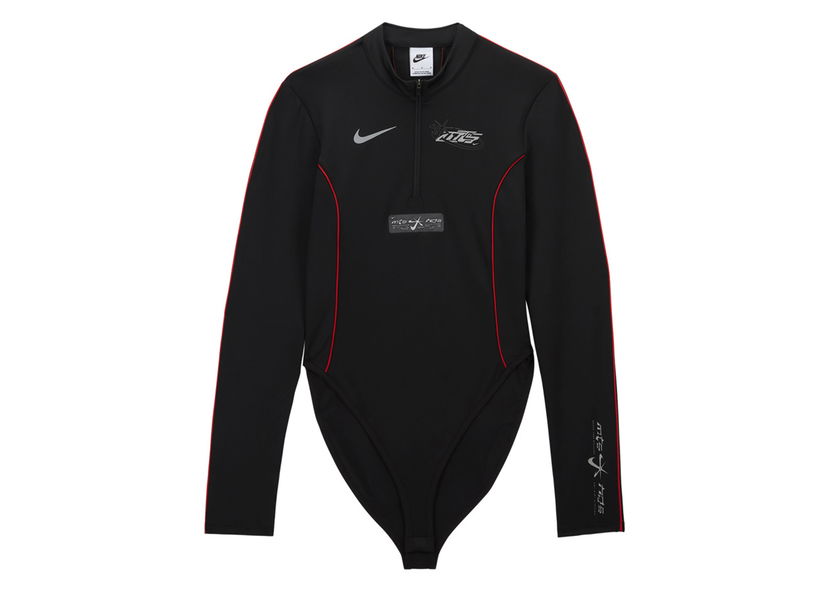 Body Nike Long-Sleeve Bodysuit Čierna | FZ0469-010