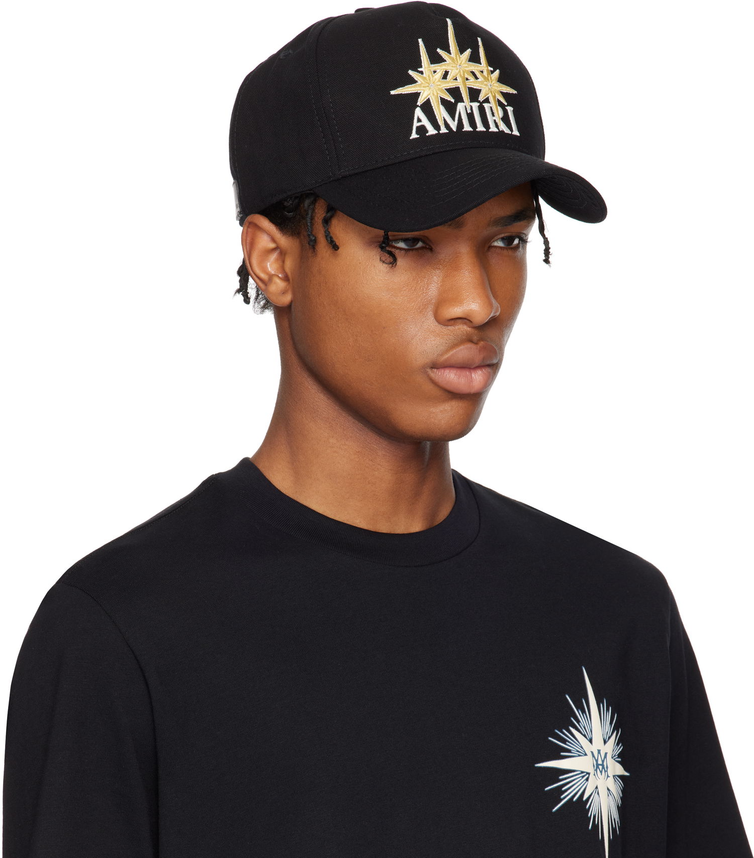 Šiltovka AMIRI AMIRI Starburst Baseball Cap Čierna | AMHACP1049, 1