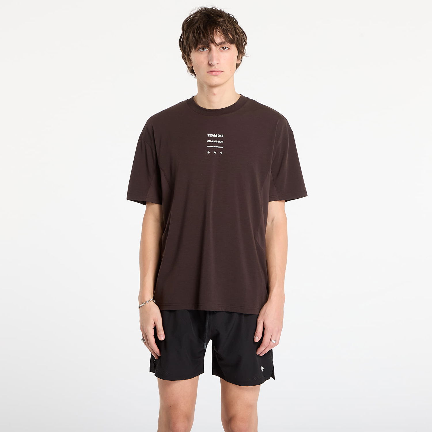 Tričko Represent Clo 247 Uprising Oversized T-Shirt Hnedá | 247M100029-17, 0