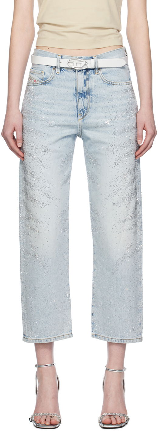 Džínsy Diesel 2016 D-Air 09i86 Jeans Tyrkysová | A13352 09I86, 0