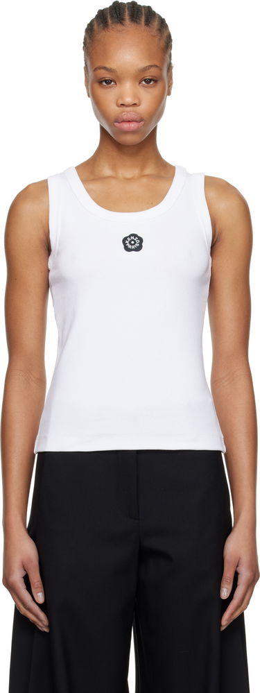Tielko KENZO Kenzo Paris 'Boke Flower 2.0' Rib Tank Top Biela | FF52TO7384SJ, 0