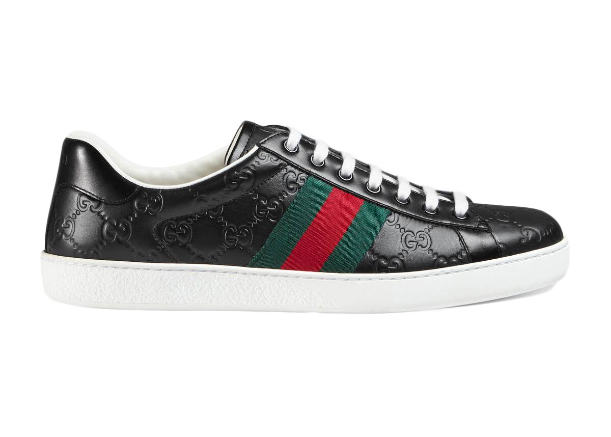 Tenisky a topánky Gucci Ace 'Signature' Čierna | 386750 CWCG0 1070, 0