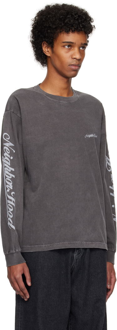 Tričko Neighborhood Neighborhood NH LS-12 Long Sleeve T-Shirt Šedá | 242PCNH-LT12, 1