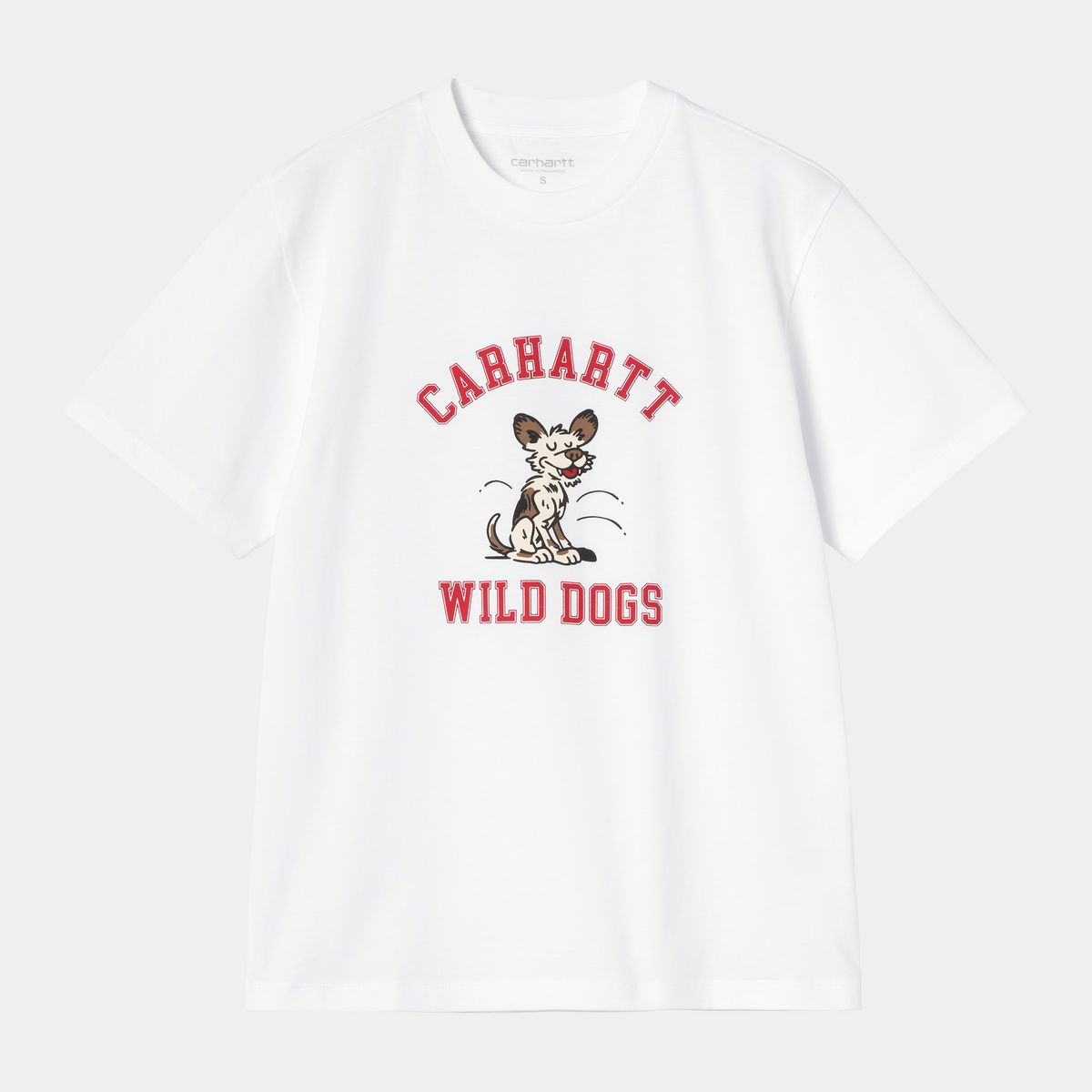 Tričko Carhartt WIP WIP Wild Dog Short Sleeve T-Shirt Biela | I035487_5, 0