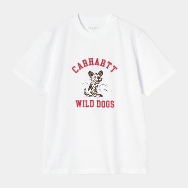 Tričko Carhartt WIP WIP Wild Dog Short Sleeve T-Shirt Biela | I035487_5, 0