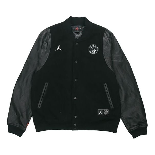 Bomber bunda Jordan Paris Saint-Germain Varsity Jacket Čierna | BQ8364-010
