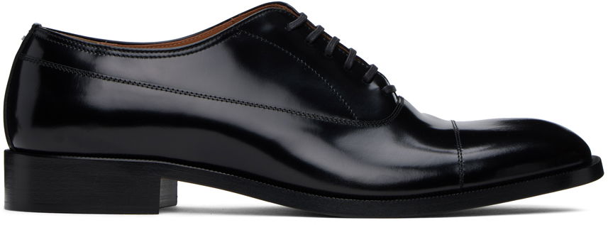 Tenisky a topánky Maison Margiela Waxed Leather Oxfords Čierna | S37WQ0320 P3827, 0