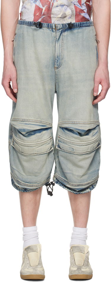 Šortky Diesel D-Dayetz-S Denim Cargo Shorts Modrá | A17319-0ABDF-01, 0