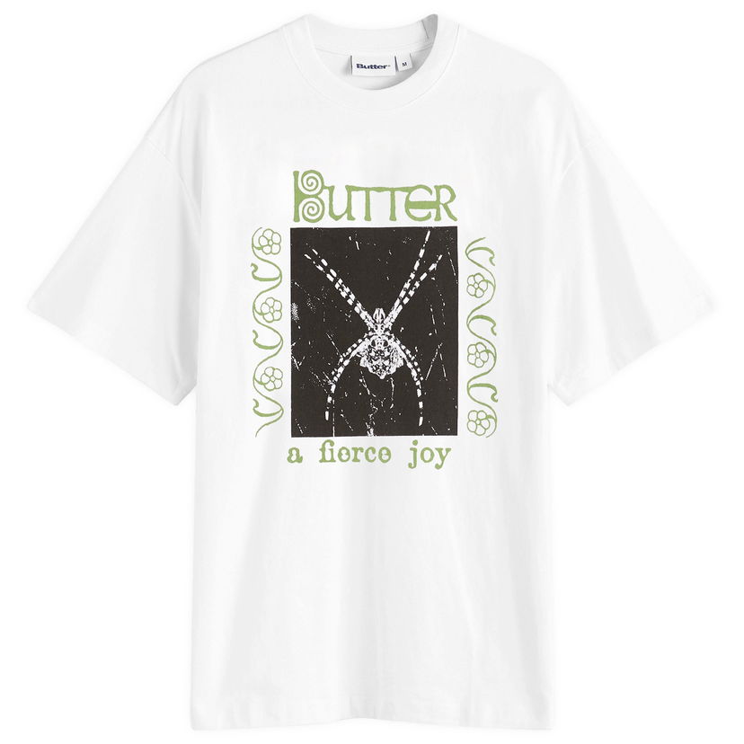 Tričko Butter Goods Fierce Joy Graphic Tee Biela | BG253108-WHT