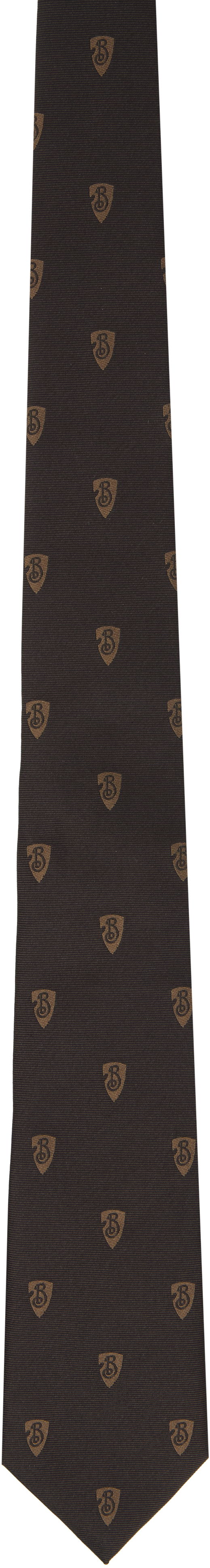 Opasok Burberry B Shield Silk Tie Čierna | 8103746, 0