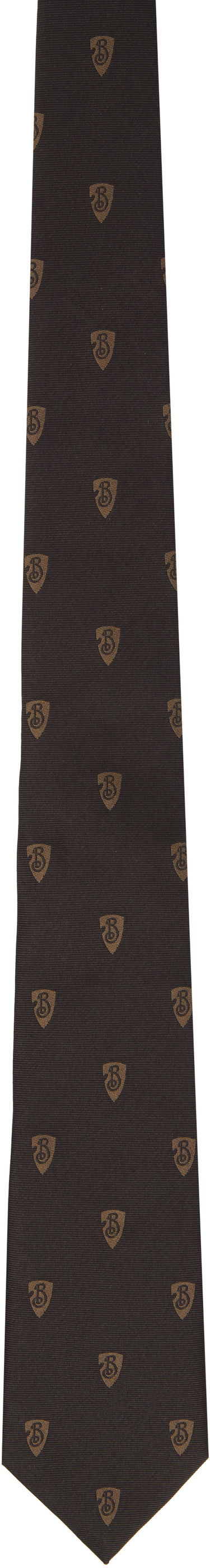 Opasok Burberry B Shield Silk Tie Čierna | 8103746, 0