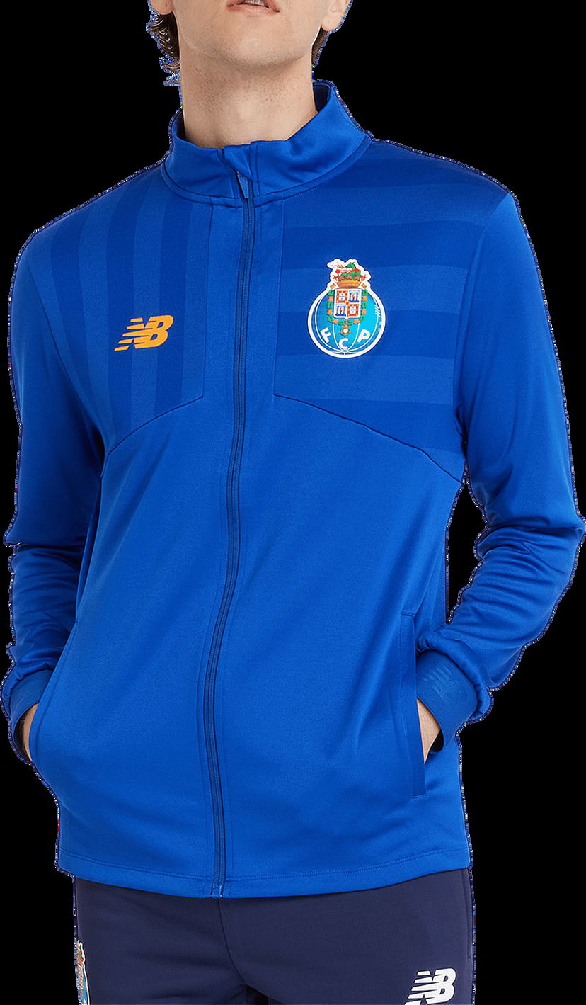 Vetrovka New Balance FC Porto Match Jacket Modrá | mj231304-awy