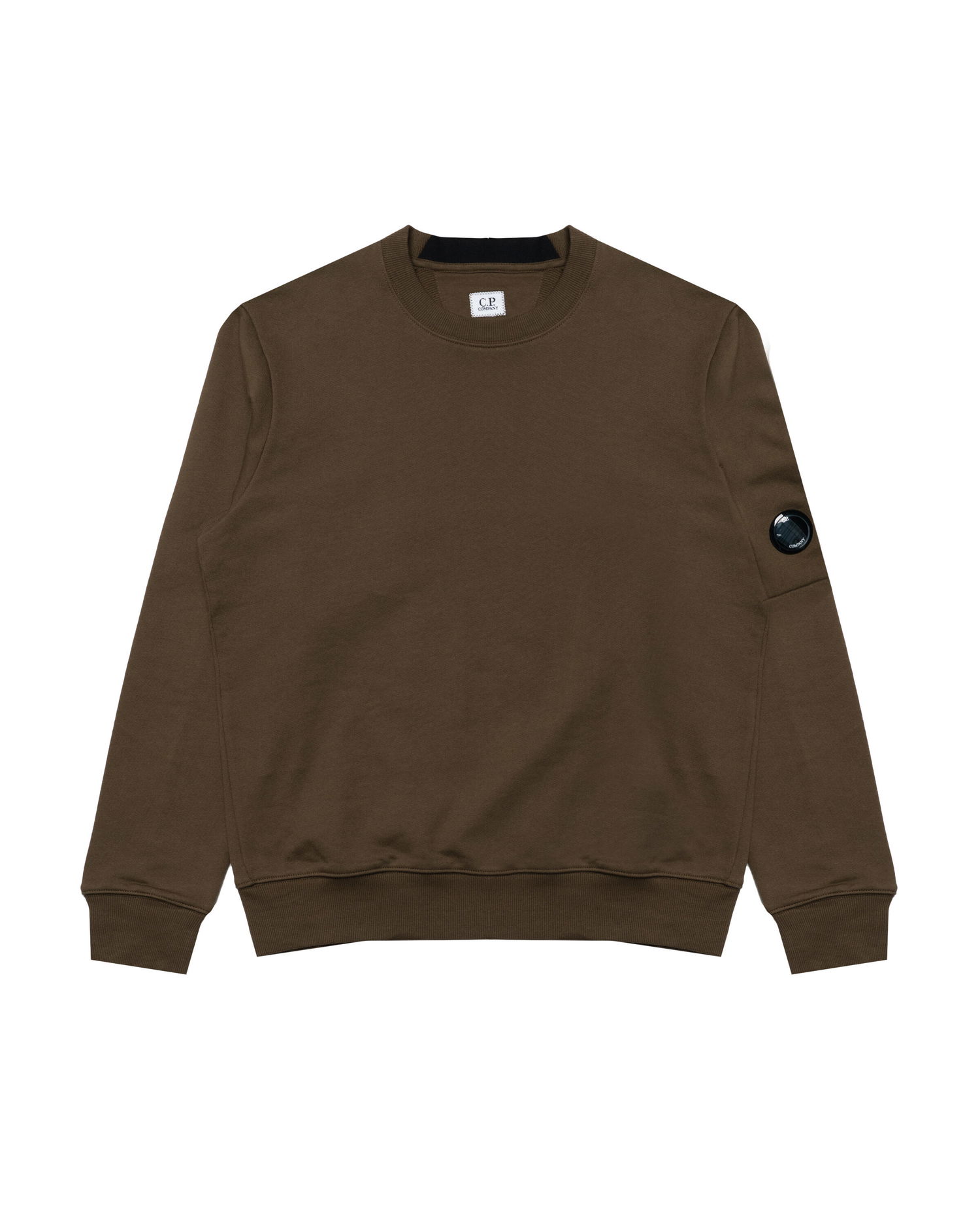 Mikina C.P. Company C.P. Company Crew Neck Sweatshirt Hnedá | RCCMSS713A005086W-683, 0