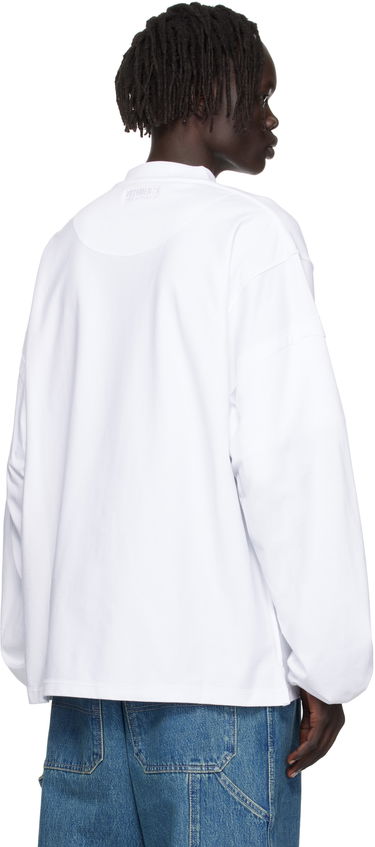 Tričko VETEMENTS Vetements CD Reworked Long Sleeve T-Shirt Biela | UH76LS780W, 2