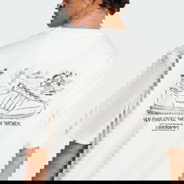Tričko adidas Performance T-Shirt 75th Anniversary Biela | JX9069, 4