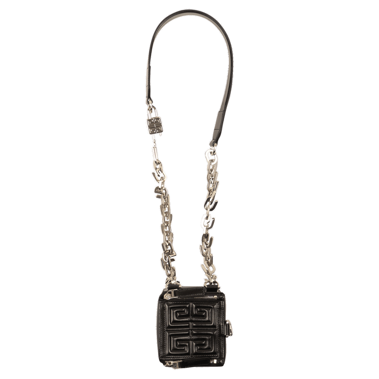 Taška cez rameno Givenchy Mini Pandora Cube Pouch Čierna | BB60FJB12L 001, 0