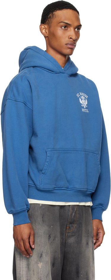 Mikina Rhude Rhude 'St Rhude' Seal Hoodie Modrá | RHPF25HO01012, 1