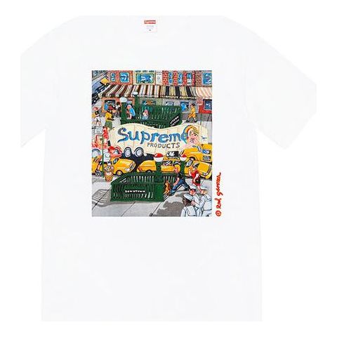 Tričko Supreme Manhattan Graphic T-Shirt Biela | SUP-SS22-980, 0