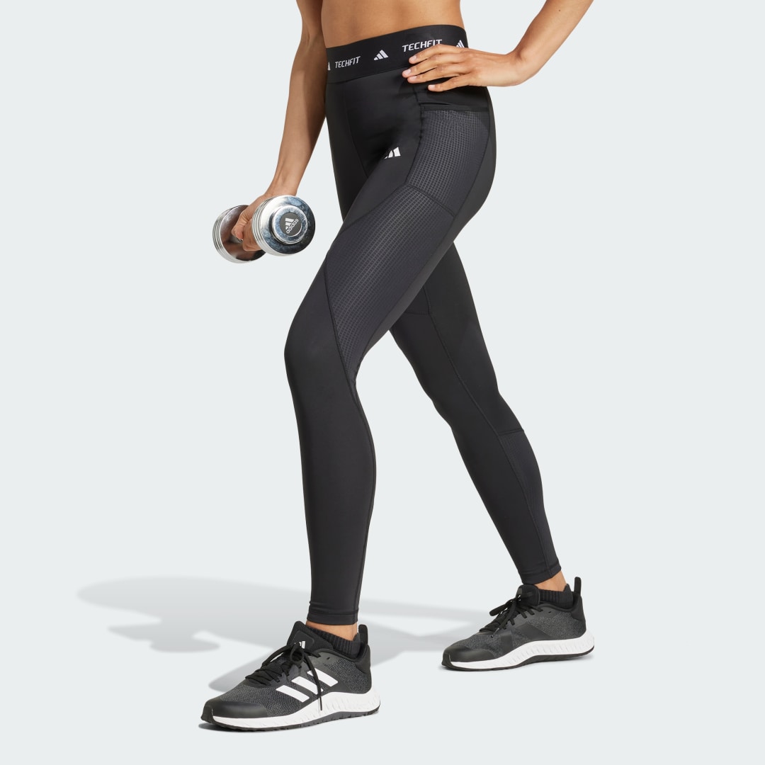 Legíny adidas Performance TECHFIT COLD.RDY Full-Length Leggings Čierna | IT2274, 0