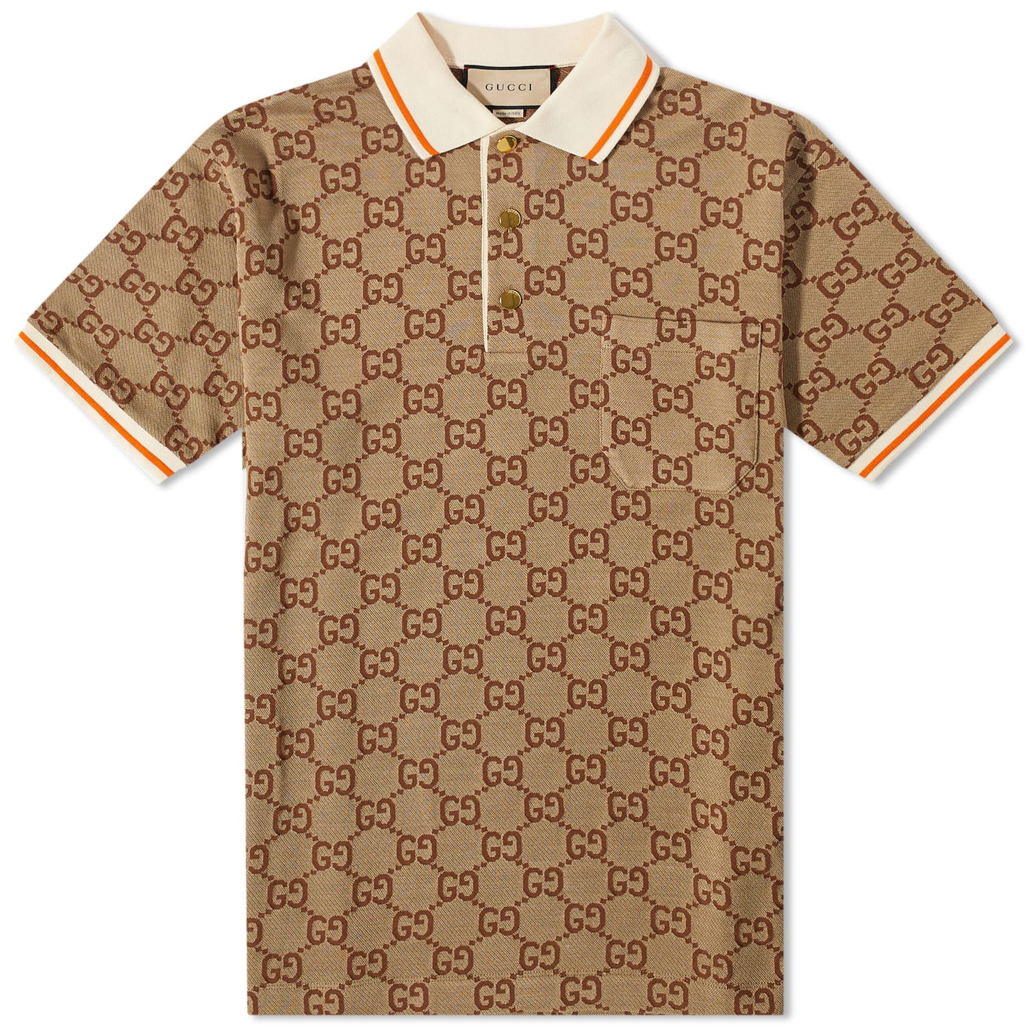 Polo tričko Gucci GG Polo Béžová | 742384-XJFGU-2270, 0
