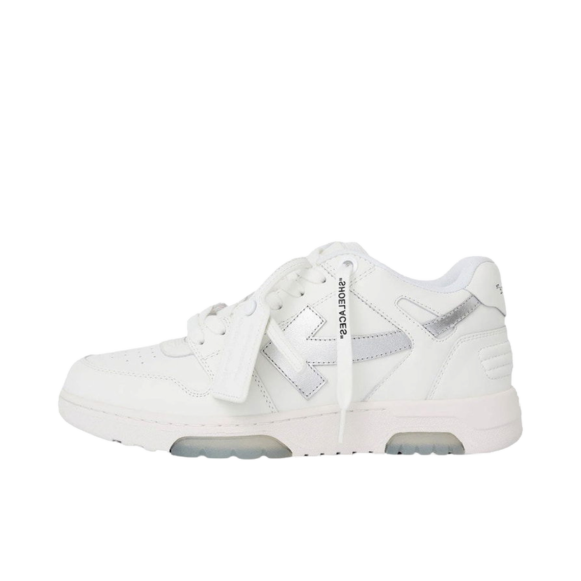Tenisky a topánky Off-White Out Of Office OOO Low Tops White Silver Biela | OMIA189F23LEA0090172